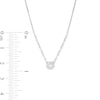 Thumbnail Image 2 of 0.25 CT. T.W. Composite Diamond Necklace in 10K White Gold