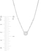 Thumbnail Image 3 of 0.25 CT. T.W. Composite Diamond Necklace in 10K White Gold