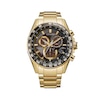 Thumbnail Image 1 of Men's Citizen Eco-Drive® PCAT Gold-Tone Chronograph Watch with Black Dial (Model: CB5912-50E)