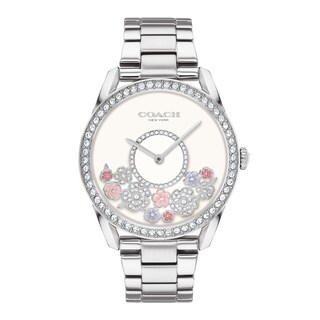 Ladies' Coach Preston Crystal Accent Watch with White Dial (Model: 14503775)