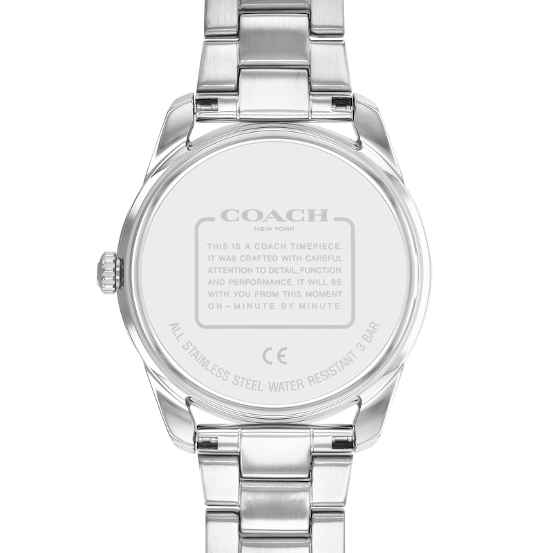 Ladies' Coach Preston Crystal Accent Watch with White Dial (Model: 14503775)|Peoples Jewellers