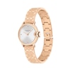 Thumbnail Image 1 of Ladies' Coach Arden Rose-Tone IP Bangle Watch with Silver-Tone Dial (Model: 14503693)