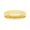 Thumbnail Image 0 of 4.0mm Engravable Semi Comfort-Fit Low Dome Wedding Band in 10K White, Yellow or Rose Gold (1 Line)