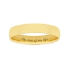 Thumbnail Image 1 of 4.0mm Engravable Semi Comfort-Fit Low Dome Wedding Band in 10K White, Yellow or Rose Gold (1 Line)