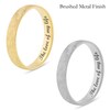 Thumbnail Image 3 of 4.0mm Engravable Semi Comfort-Fit Low Dome Wedding Band in 10K White, Yellow or Rose Gold (1 Line)