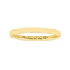 Thumbnail Image 1 of Ladies's 2.0mm Engravable Semi Comfort-Fit Low Dome Wedding Band in 10K White, Yellow or Rose Gold (1 Line)