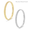 Thumbnail Image 2 of Ladies's 2.0mm Engravable Semi Comfort-Fit Low Dome Wedding Band in 10K White, Yellow or Rose Gold (1 Line)