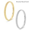 Thumbnail Image 3 of Ladies's 2.0mm Engravable Semi Comfort-Fit Low Dome Wedding Band in 10K White, Yellow or Rose Gold (1 Line)