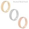 Thumbnail Image 3 of 6.0mm Engravable Semi Comfort-Fit Low Dome Wedding Band in 10K White, Yellow or Rose Gold (1 Line)