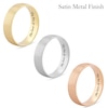 Thumbnail Image 4 of 6.0mm Engravable Semi Comfort-Fit Low Dome Wedding Band in 10K White, Yellow or Rose Gold (1 Line)