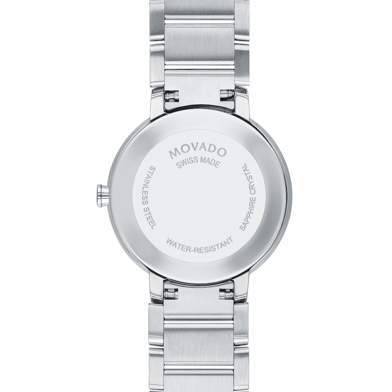 Main Image 3 of Ladies' Movado Sapphire™ Watch with Silver-Tone Dial (Model: 0607547)