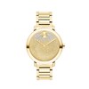 Thumbnail Image 1 of Ladies' Movado Bold® Evolution Crystal Accent Gold-Tone IP Watch with Gold-Tone Dial (Model: 3600705)