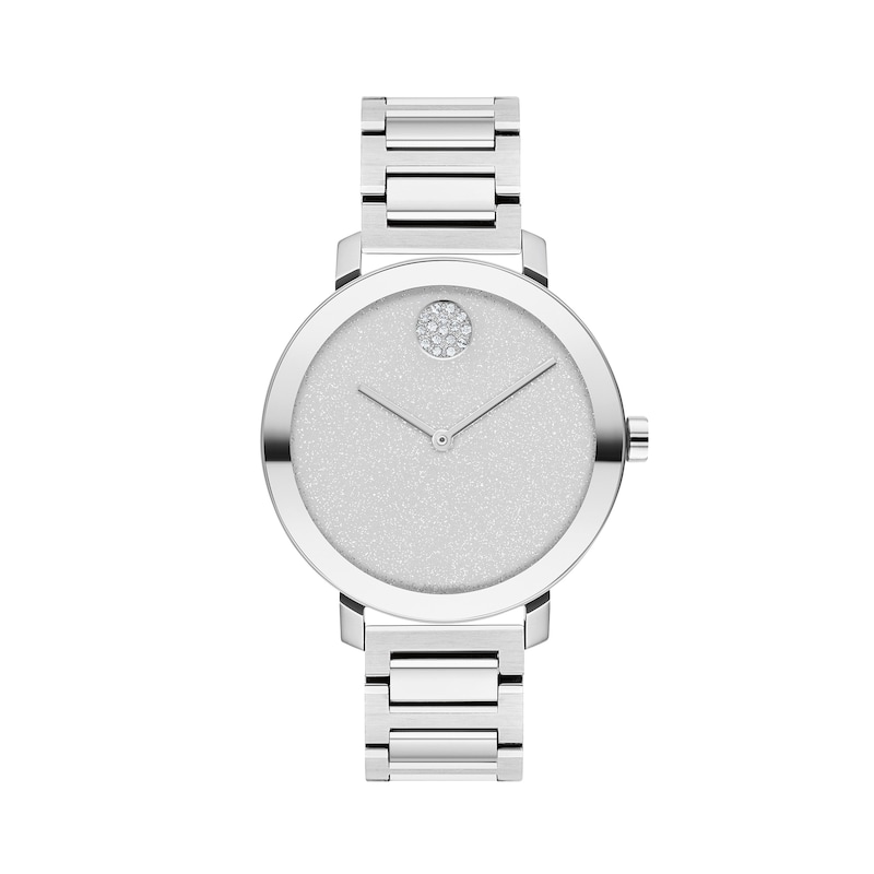 Main Image 1 of Ladies' Movado Bold® Evolution Crystal Accent Watch with Silver-Tone Dial (Model: 3600732)