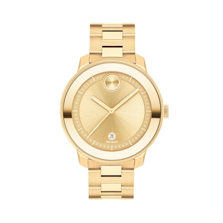 Ladies' Movado Bold® Verso Gold-Tone IP Watch with Gold-Tone Dial (Model: 3600750)