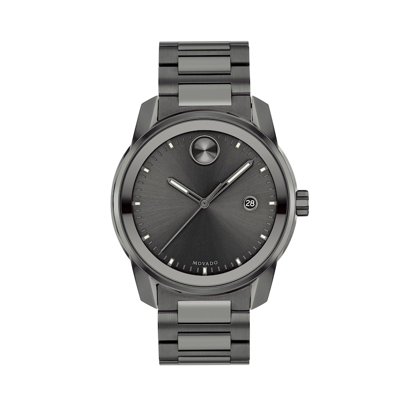Main Image 1 of Men's Movado Bold® Verso Gunmetal Grey IP Watch with Grey Dial (Model: 3600736)