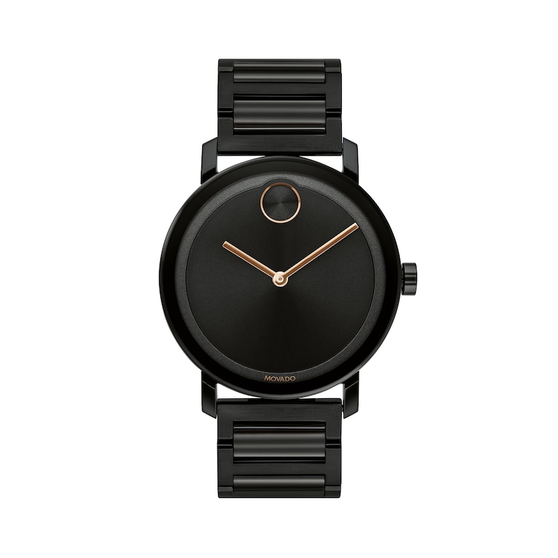 Men's Movado Bold® Evolution Black IP Watch with Black Dial (Model: 3600752)|Peoples Jewellers