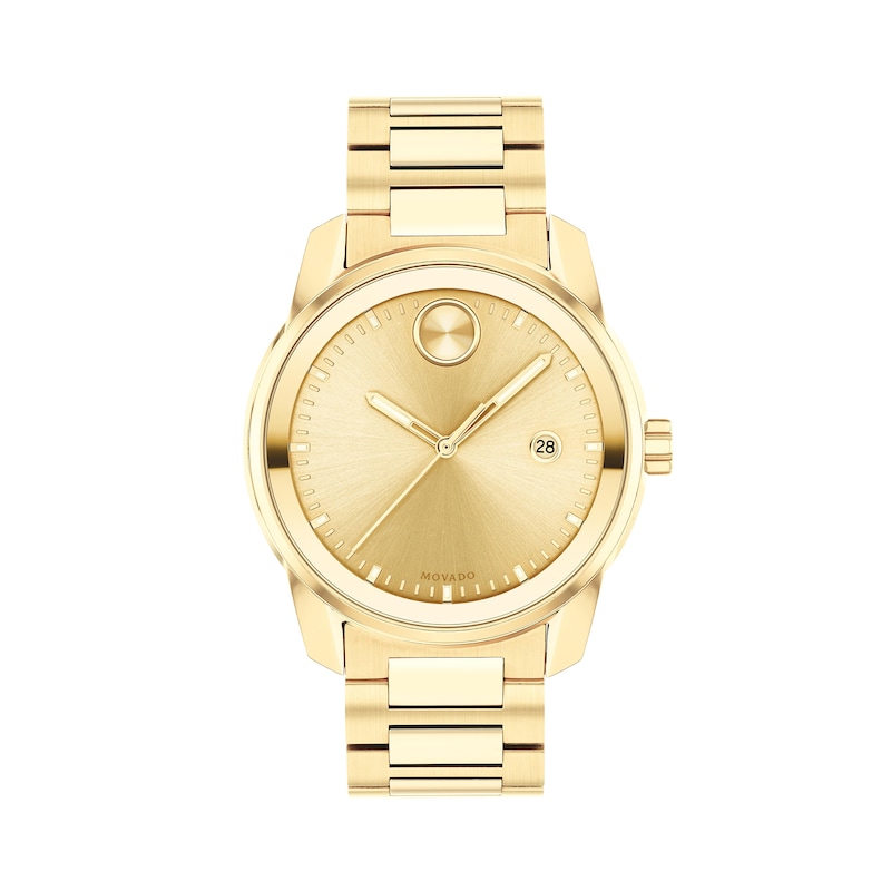 Men's Movado Bold® Verso Gold-Tone IP Watch with Gold-Tone Dial (Model: 3600735)|Peoples Jewellers