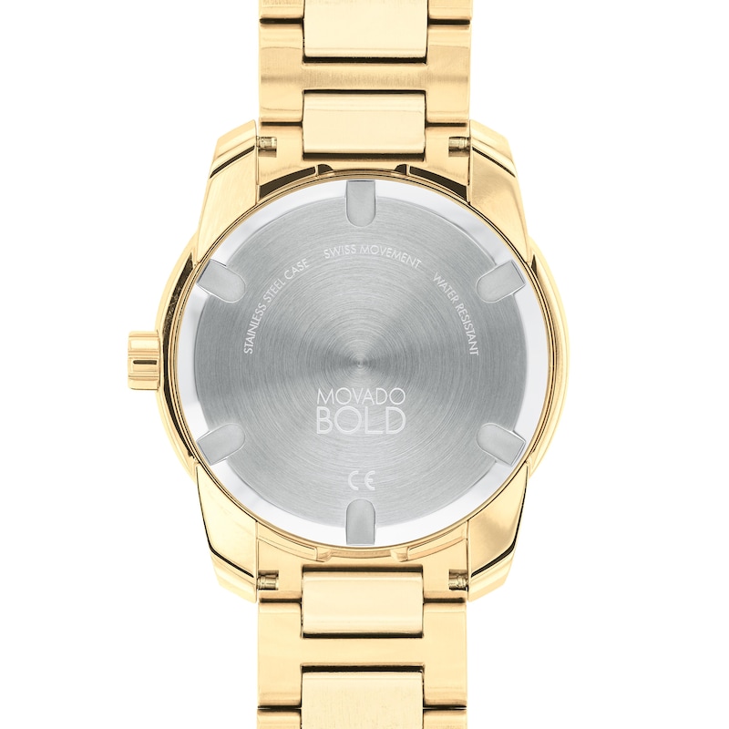 Main Image 3 of Men's Movado Bold® Verso Gold-Tone IP Watch with Gold-Tone Dial (Model: 3600735)
