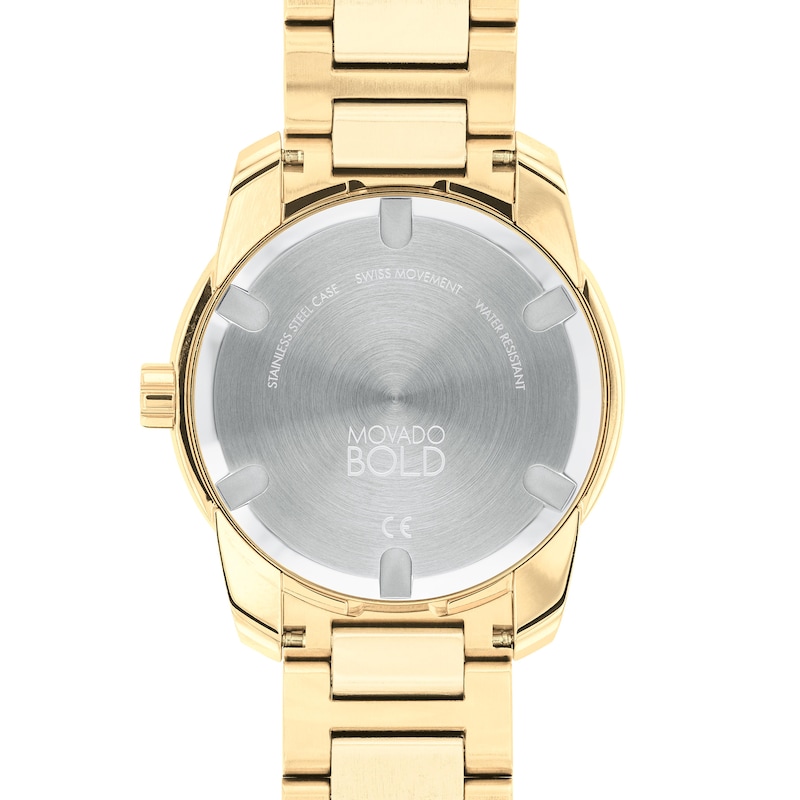 Men's Movado Bold® Verso Gold-Tone IP Watch with Gold-Tone Dial (Model: 3600735)|Peoples Jewellers