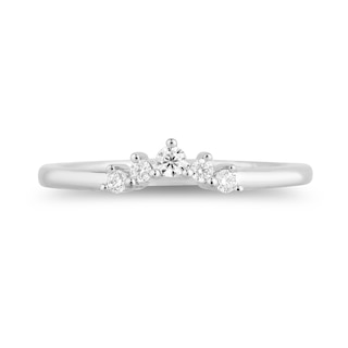 Enchanted Disney Villains Cruella De Vil 1.18 CT. T.W. Black Diamond Crown Bridal Set in 14K White Gold