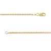 Thumbnail Image 1 of 1.6mm Glitter Rope Chain Necklace in Solid 14K Gold - 20"
