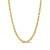 2.4mm Glitter Rope Chain Necklace in Solid 14K Gold - 20"