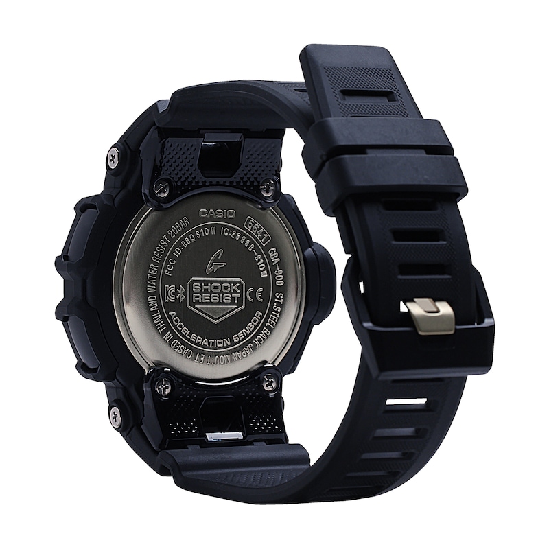 Men's Casio G-Shock Power Trainer Black Resin Strap Watch (Model: GBA900-1A)|Peoples Jewellers