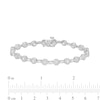 Thumbnail Image 4 of 3.00 CT. T.W. Composite Diamond Alternating Bracelet in 10K White Gold - 7.25"