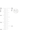 Thumbnail Image 3 of IMPERIAL® 7.0-7.5mm Akoya Cultured Pearl Stud Earrings in 14K Gold