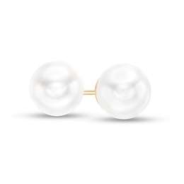 Classic Pearl White 3-5mm Sterling Silver Baby Children Screw Back Earrings 3.0mm