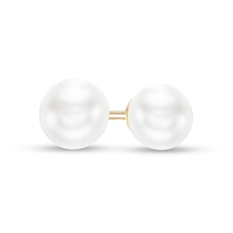 IMPERIAL® 5.0-5.5mm Freshwater Cultured Pearl Stud Earrings in 14K Gold