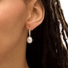 Thumbnail Image 2 of IMPERIAL® 8.0-9.0mm Baroque Freshwater Cultured Pearl Drop Earrings in 14K Gold