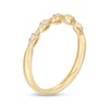 Thumbnail Image 3 of 0.12 CT. T.W. Diamond Vintage-Style Scallop Edge Anniversary Band in 10K Gold