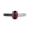 Disney Treasures 101 Dalmatians Garnet and 0.17 CT. T.W. Ring in Sterling Silver