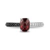 Thumbnail Image 2 of Disney Treasures 101 Dalmatians Garnet and 0.17 CT. T.W. Ring in Sterling Silver