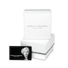 Thumbnail Image 3 of Marilyn Monroe™ Collection 0.45 CT. T.W. Diamond Starburst Stud Earrings in 10K White Gold