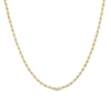 2.65mm Evergreen Rope Chain Necklace in Hollow 10K Gold