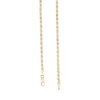Thumbnail Image 3 of 2.65mm Evergreen Rope Chain Necklace in Hollow 10K Gold - 20"