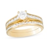 Thumbnail Image 0 of 1.25 CT. T.W. Certified Lab-Created Diamond Bridal Set in 14K Gold (F/SI2)