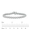 3.50 CT. T.W. Certified Lab-Created Diamond Frame Bracelet in 14K White Gold (F/SI2) - 7.25"