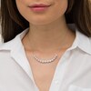 Thumbnail Image 2 of 1.50 CT. T.W. Certified Lab-Grown Diamond Frame Necklace in 14K White Gold (F/SI2)