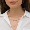 Thumbnail Image 1 of 1.50 CT. T.W. Certified Lab-Created Diamond Frame Necklace in 14K White Gold (F/SI2)