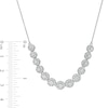 Thumbnail Image 2 of 1.50 CT. T.W. Certified Lab-Created Diamond Frame Necklace in 14K White Gold (F/SI2)