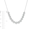 Thumbnail Image 3 of 1.50 CT. T.W. Certified Lab-Grown Diamond Frame Necklace in 14K White Gold (F/SI2)