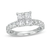 Thumbnail Image 1 of 2.00 CT. T.W. Quad Princess-Cut Diamond Engagement Ring in 14K White Gold