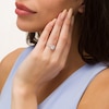 Thumbnail Image 2 of 1.25 CT. T.W. Certified Canadian Diamond Square Frame Engagement Ring in 14K White Gold (I/I1)