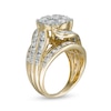 Thumbnail Image 3 of 3.00 CT. T.W. Composite Diamond Multi-Row Bypass Engagement Ring in 10K Gold