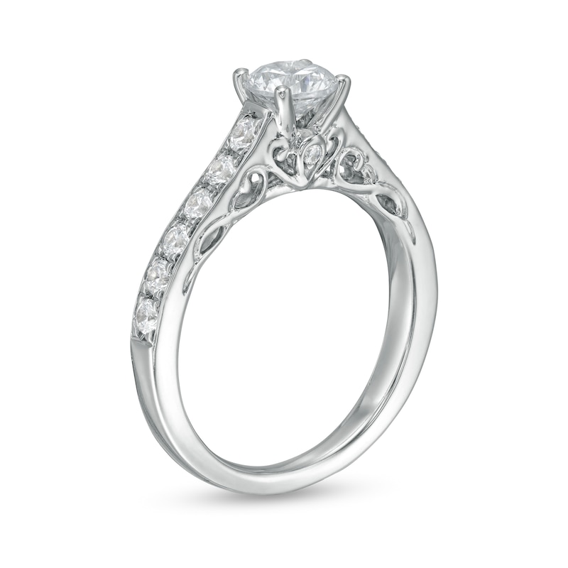 Main Image 3 of 0.95 CT. T.W. Diamond Engagement Ring in 14K White Gold