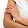 Thumbnail Image 3 of Marilyn Monroe™ Collection 0.70 CT. T.W. Diamond Cushion Frame Engagement Ring in 14K White Gold