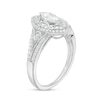 Thumbnail Image 2 of Marilyn Monroe™ Collection 0.69 CT. T.W. Marquise Diamond Frame Art Deco Engagement Ring in 14K White Gold